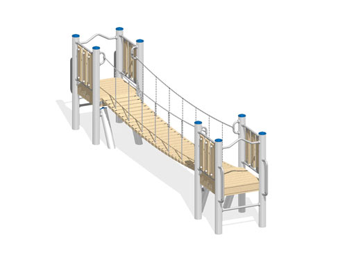 COMBINAISON DE PONTS (longueur 6,00 m) - montants en inox