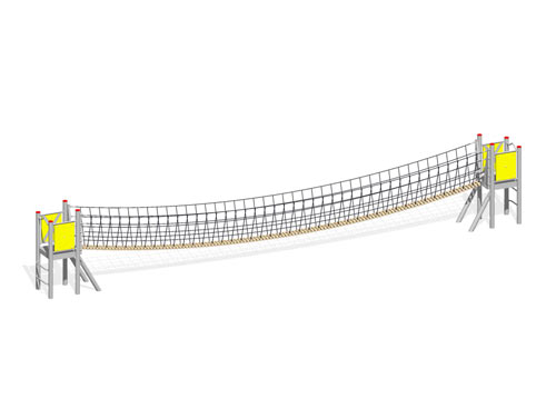 COMBINAISON DE PONTS (longueur17,15 m) - montants en inox