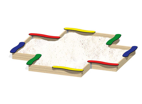 BAC A SABLE en croix