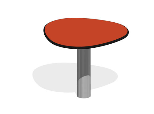 TABLE A PÂTES ROUGE