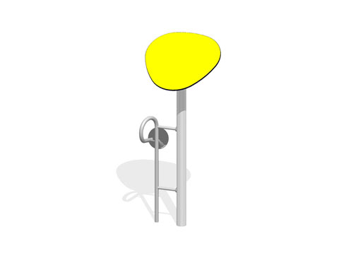 TELEPHONE AVEC TOITURE (montants en inox)