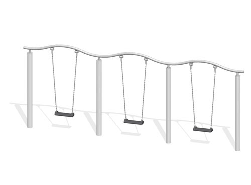 BALANCOIRE PORTIQUE TRIPLE (2,00 m)