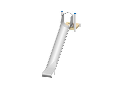 GLISSIERE DE BUTTE 1,80 m - Montants en inox