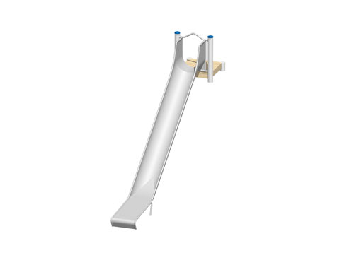 GLISSIERE DE BUTTE 2,20 m - Montants en inox