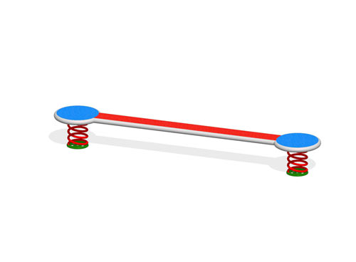 PASSERELLE D'EQUILIBRE SUR RESSORTS