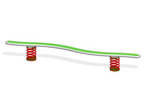 SERPENT D'EQUILIBRE SUR RESSORT