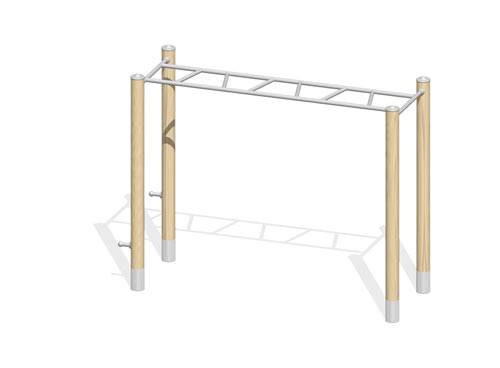 ECHELLE DE SUSPENSION (montants en robinier lamellé-collé)