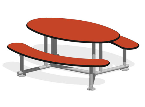 TABLE DE JEU - 2 BANQUETTES