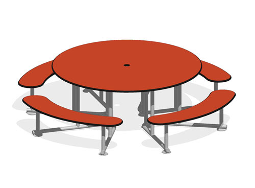 TABLE DE JEU - 4 BANQUETTES