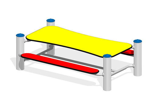 ETABLI 1,75 x 1,20 m (poteaux inox)