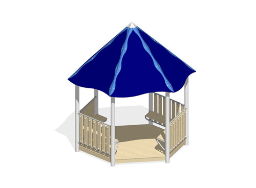 PAVILLON (montants en acier inoxydable)