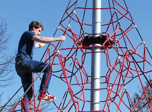 PYRAMIDE DE CORDE SPIDER 6 avec 6 points d'ancrage