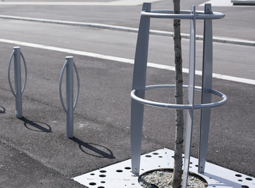 Grille d'arbre carrée URBAN
