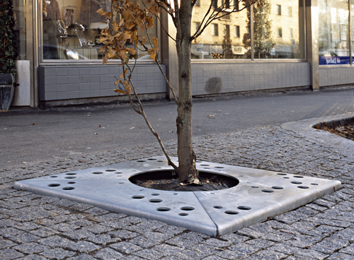 Grille d'arbre carrée URBAN