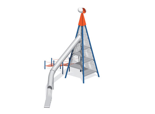 PYRAMIDE  (10,50 m- montants acier galvanisé)