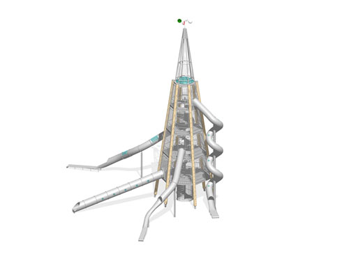PYRAMIDE  (23,00 m- montants mélèze)