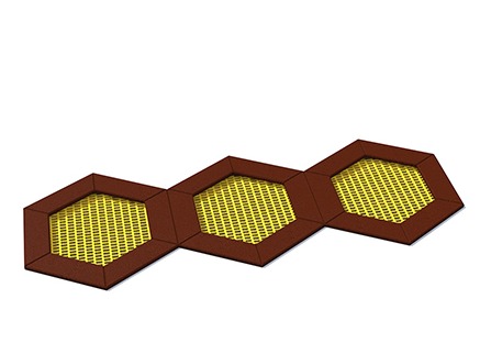 Ensemble de trampolines HEXO 3A