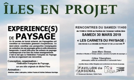 Expériences de Paysage : les rencontres du Samedi 
